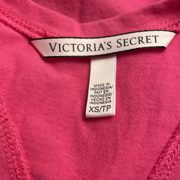 🔥Victoria’s Secret Hot Pink Racerback Tank & Stranded Pink Flamingo Tank, XS - Picture 4 of 8
